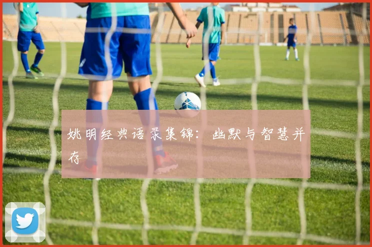 姚明经典语录集锦：幽默与智慧并存